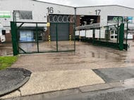 Double Steel Mesh Gates at Ecotec in Walkden